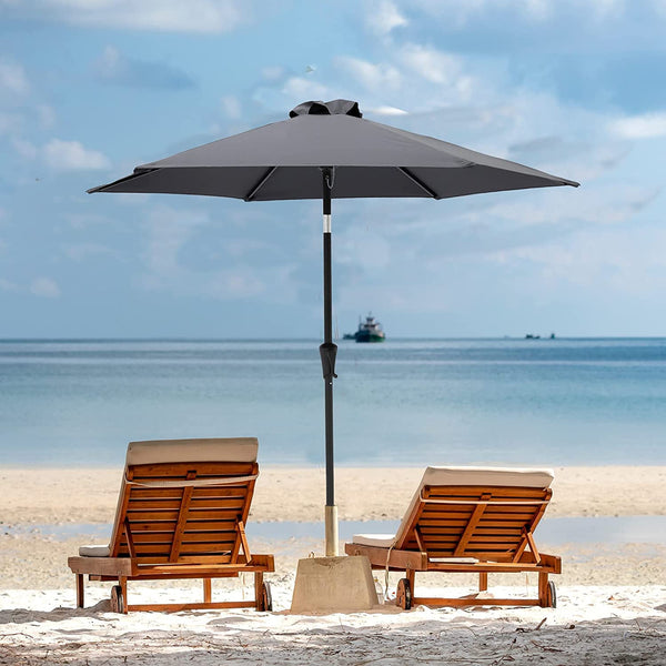C-Hopetree 9 ft Outdoor Patio Market Table Umbrella with Tilt